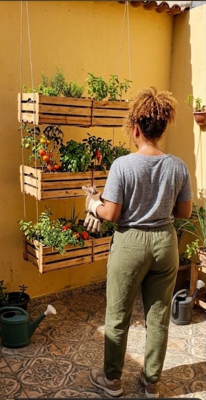 Horta da Cláudia no bairro Piratini